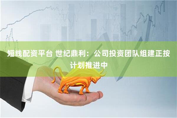 短线配资平台 世纪鼎利：公司投资团队组建正按计划推进中